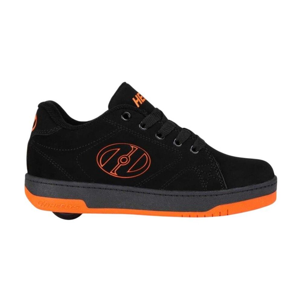 Heelys Childrens/Kids Propel Canvas Sneakers / Black/Flame